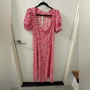 REFORMATION Lacey Dress in Amore